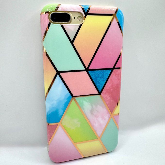 Coque Géométrique Pastel