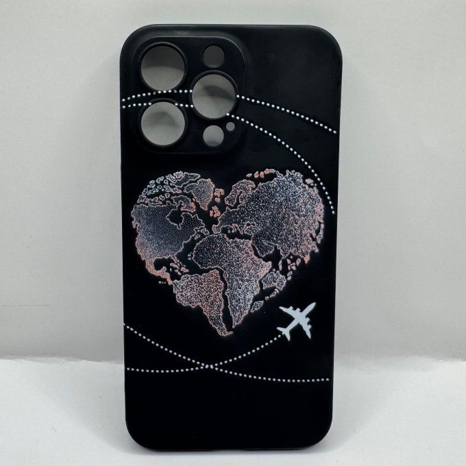 Coque “Voyage & Cœur du Monde” 