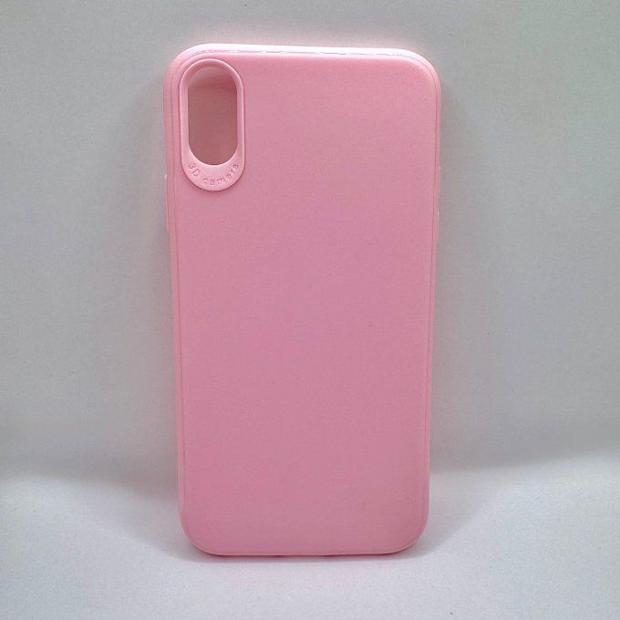 Coque rose iPhone X/XS
