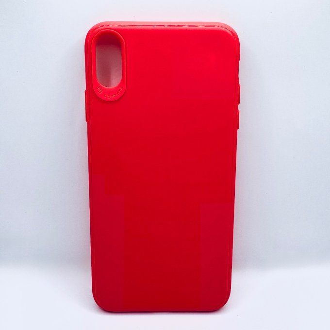 Coque rouge iPhone X/XS